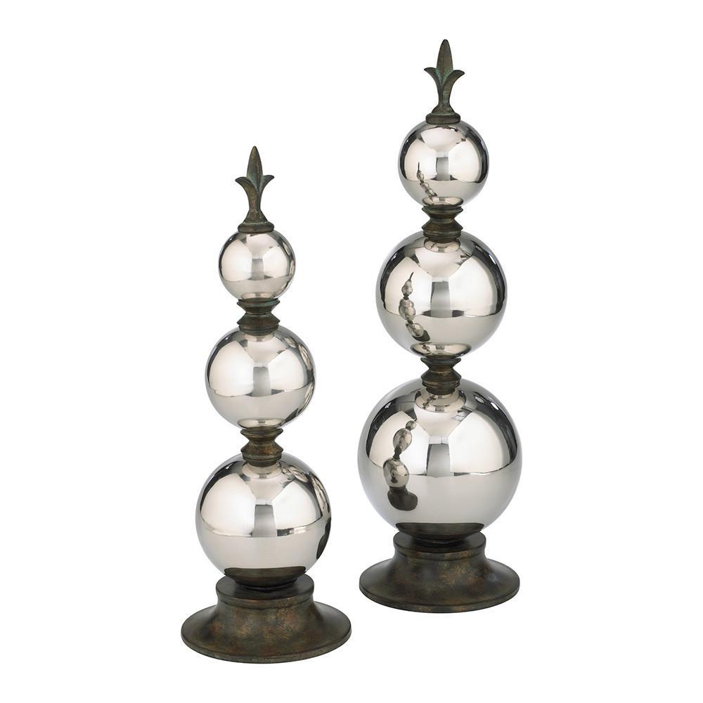 Cyan Design Silver Finial Sphere