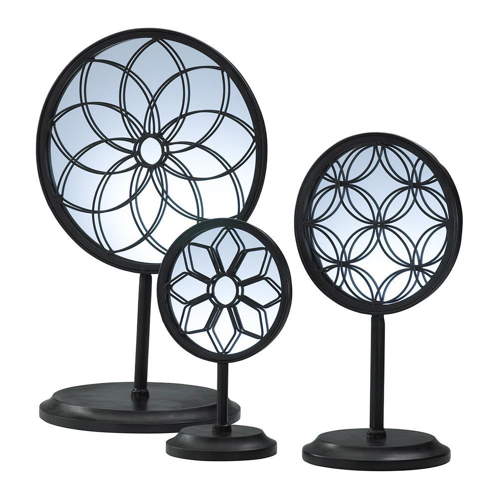 Cyan Design Spirograph Mirror Stands