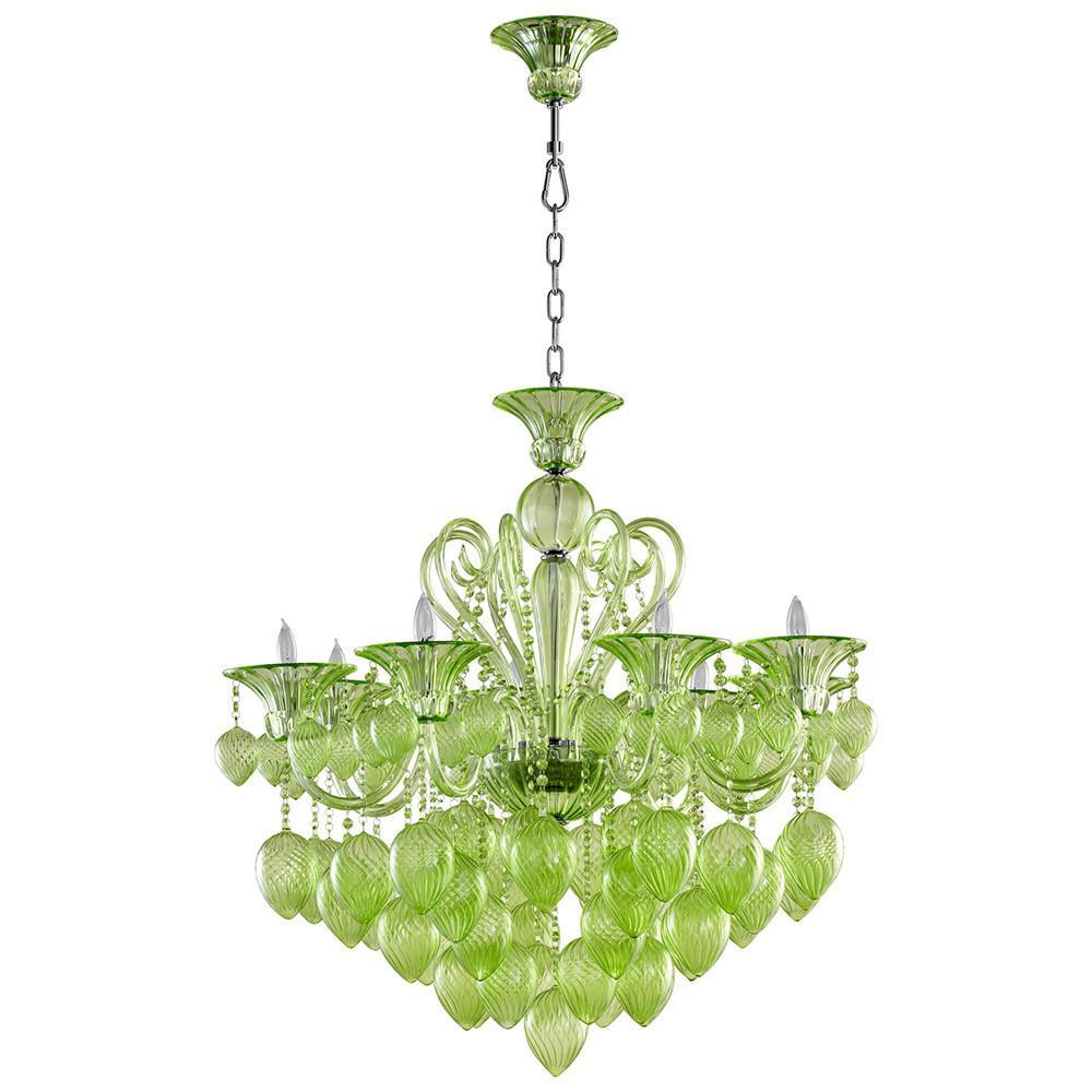 Cyan Design Bella Vetro Eight Light Chandelier