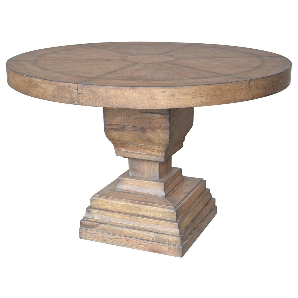 A&B Home 31" Pedestal Round Dining Table