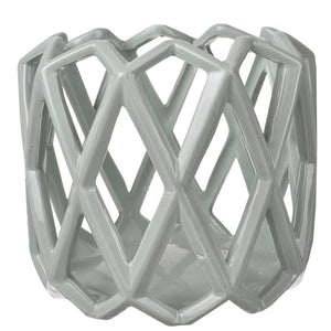 A&B Home Tamm Ceramic Candle Holder - Set Of 2