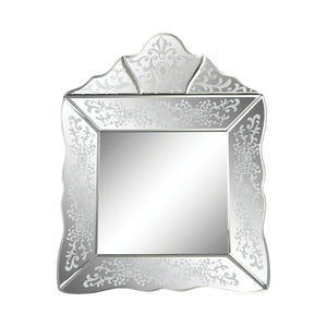 Sterling Industries Small Scroll Trim Square Venetian Mirror