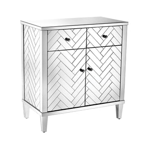 Sterling Industries Chatelet Cabinet In Clear Mirror Finish