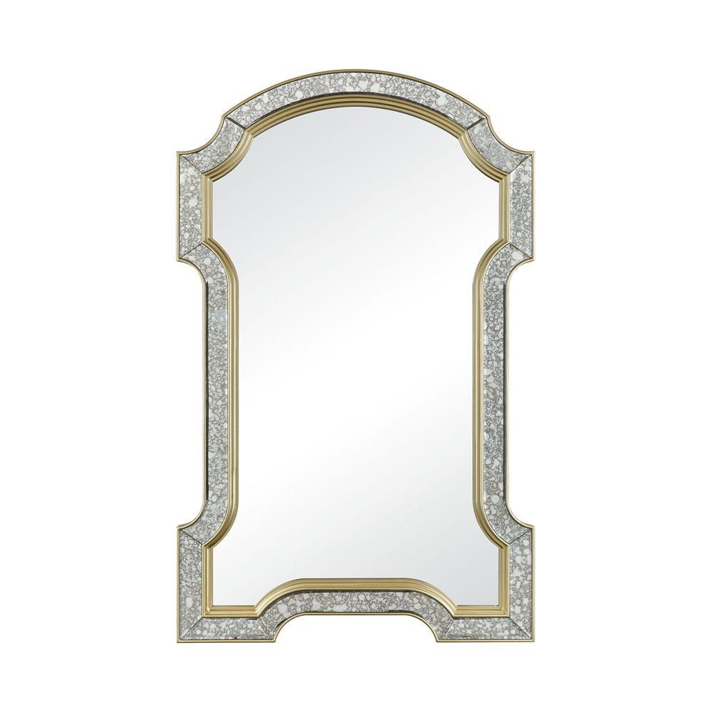 Sterling Industries Val-de-Grace Antiqued Glass 50" Wall Mirror