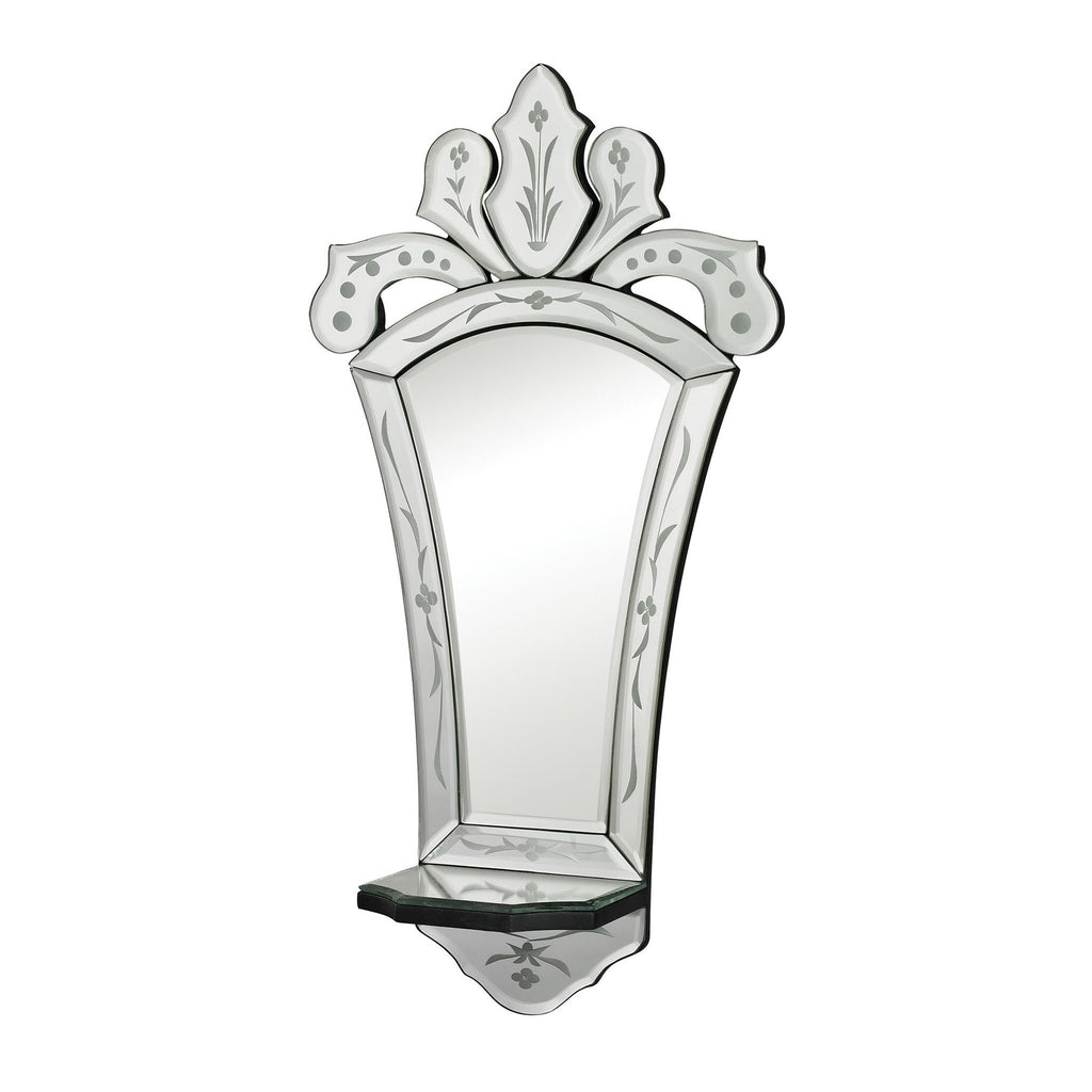 Sterling Industries Holtshire Mini Venetian Mirror With Shelf