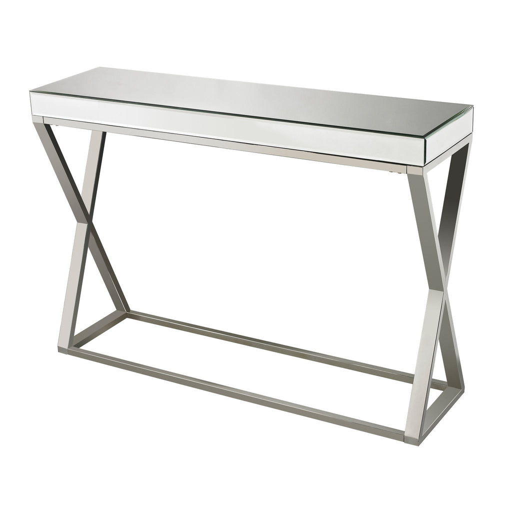 Sterling Industries Klein-Mirror And Stainless Console Table 