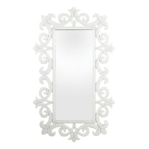 Sterling Industries Haylee Glass Scroll Work Framed Mirror