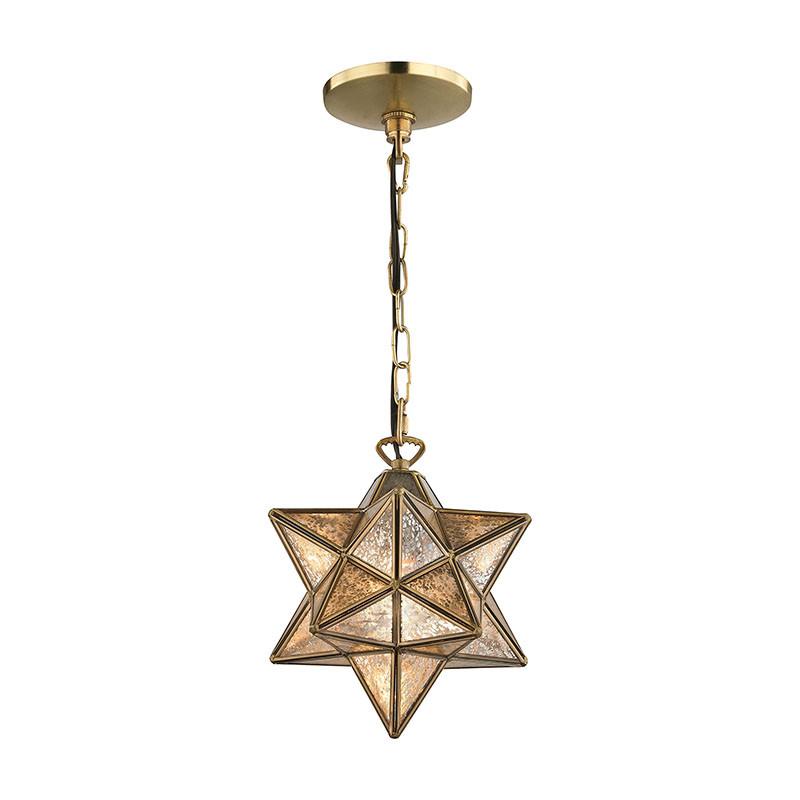 Sterling Industries Moravian Star Pendant - Gold