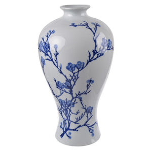 A&B Home Province Blue & White Vase