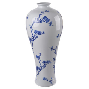 A&B Home Province Blue & White Vase
