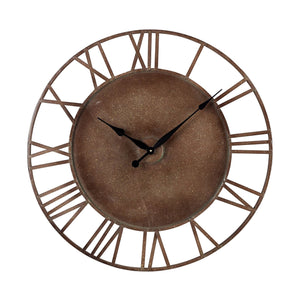 Sterling Industries Metal Roman Numeral Outdoor Wall Clock - 128-1002