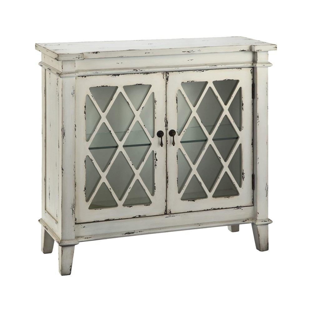 Stein World Goshen Creamy White Cabinet