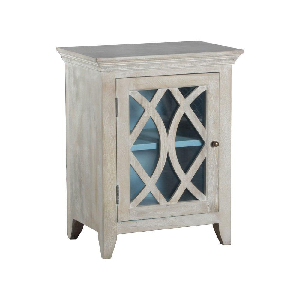 Stein World Blanche 1-Door Accent Cabinet