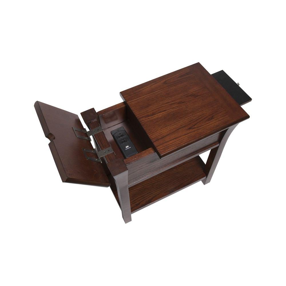 Stein World Walton 1-Drawer Chairsider In Cherry Finish