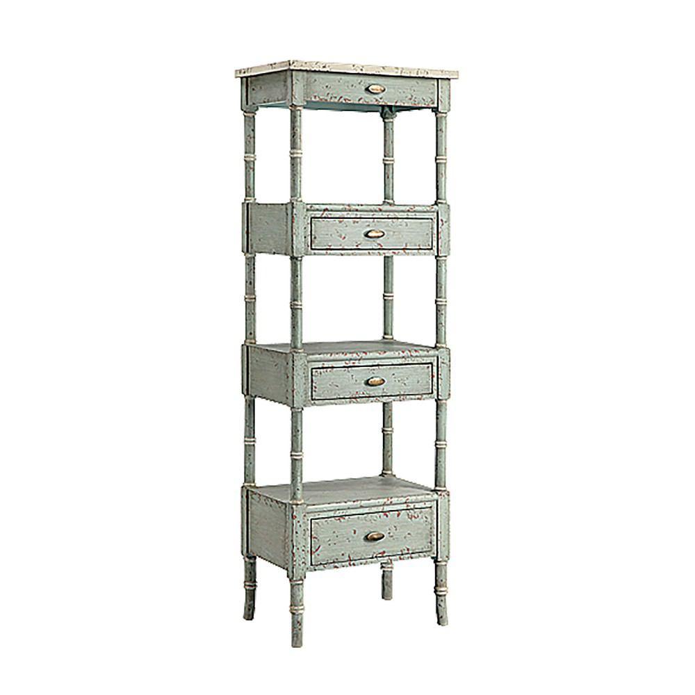 Stein World Zornes Cabinet In Pale Blue-Gray