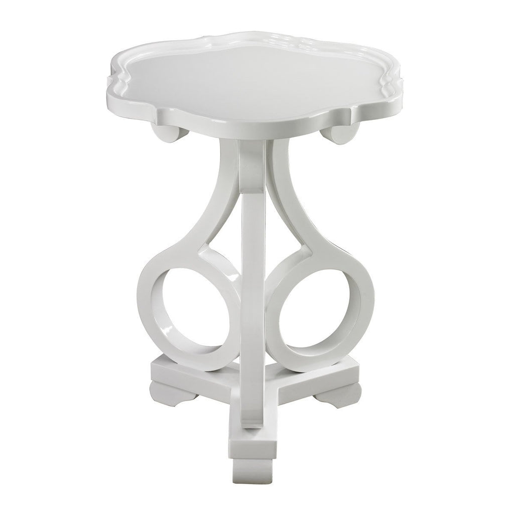 Sterling Industries Gloss White Accent Table