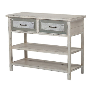 Sterling Industries Side Board With Drawers And Shelf In Antique Cream