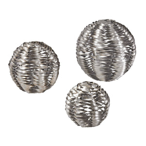 Sterling Industries Set Of 3 Metal Work Objects
