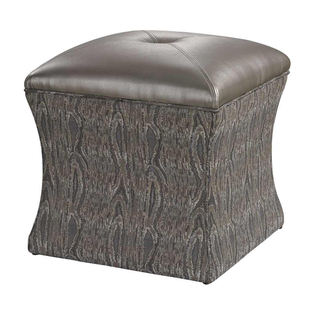 Sterling Industries Luxe Ottoman - Grey