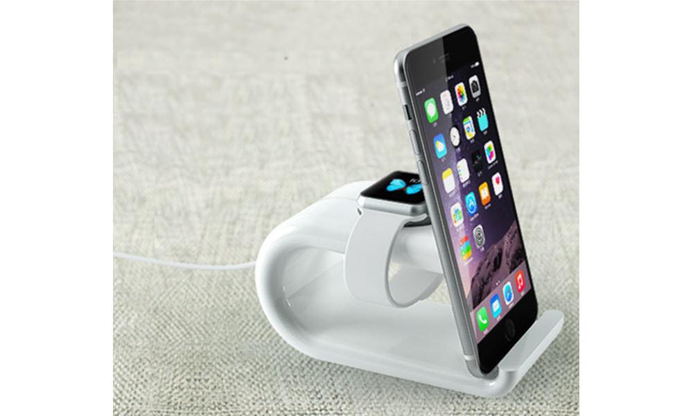 Arctic Apple Watch & iPhone Cradle