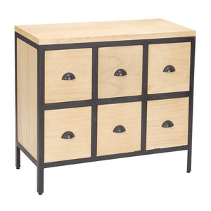 Sterling Industries Chest 6 Drawers With Iron Frames