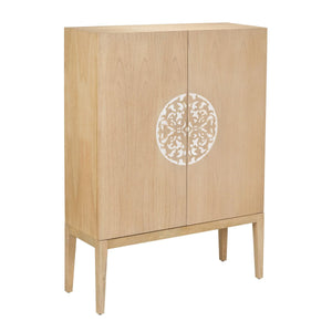 Sterling Industries Cabinet 2 Doors With Resin Accent