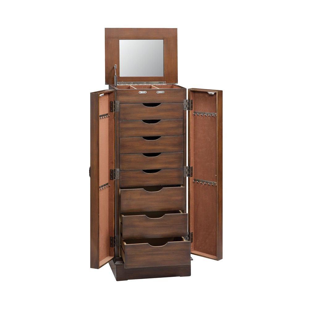 Stein World Ellis Mirrored Jewelry Armoire