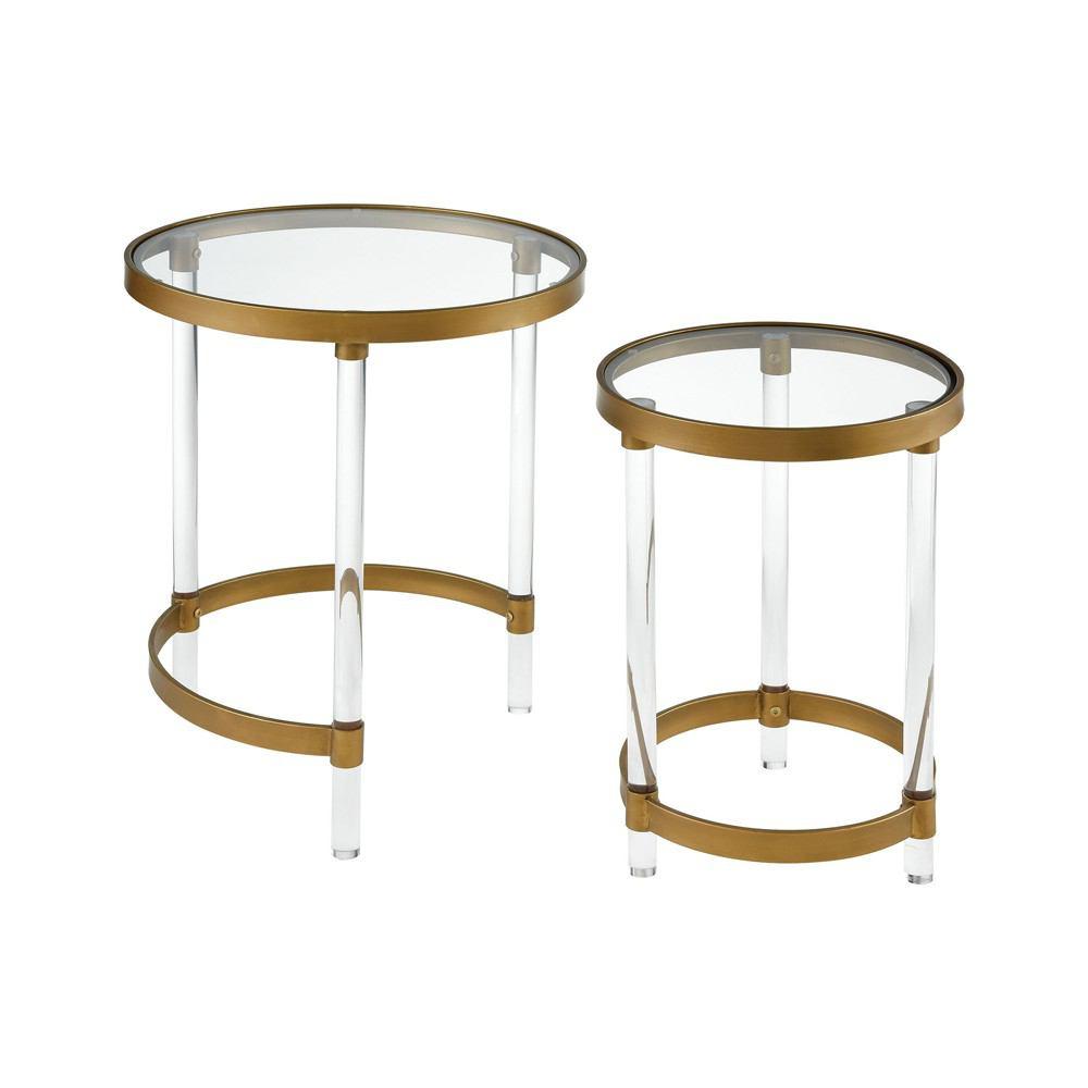 Stein World Konig Round Accent Tables
