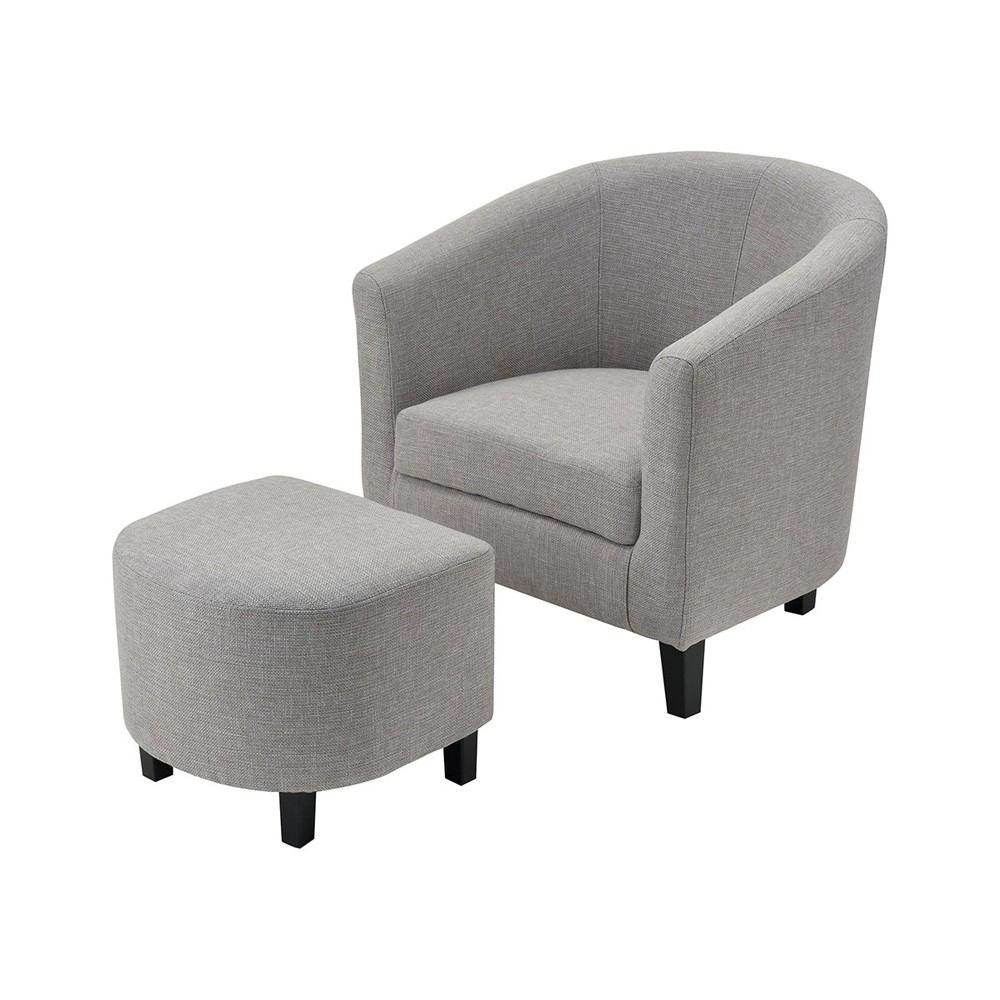Stein World Elana Grey Linen Chair