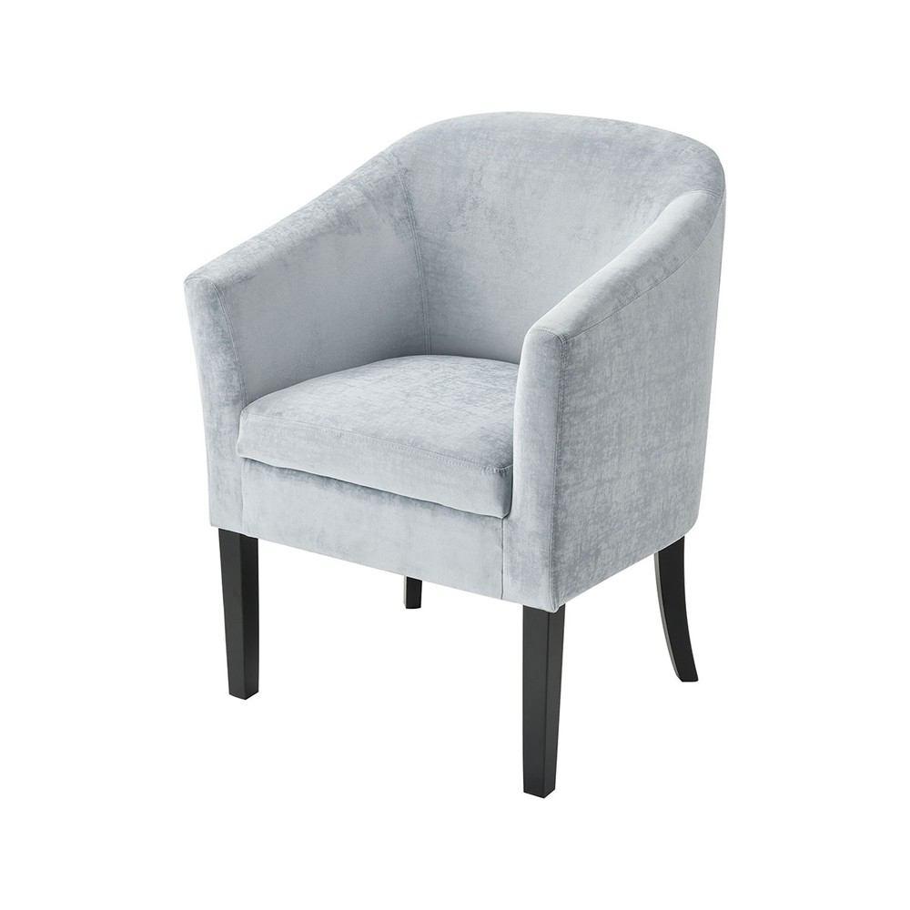 Stein World Lanz Light Blue Duck Egg Velvet Chair
