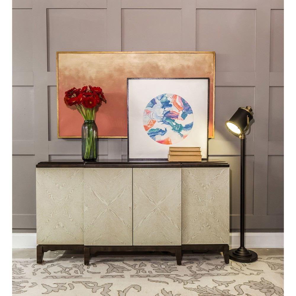 Stein World Cromwell Dark Brown Semi-Gloss Cabinet