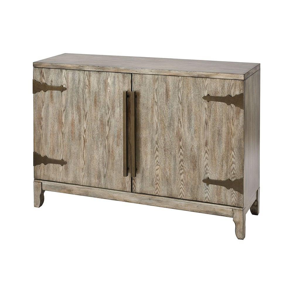 Stein World Shigeta Rockport Grey Veneer Cabinet