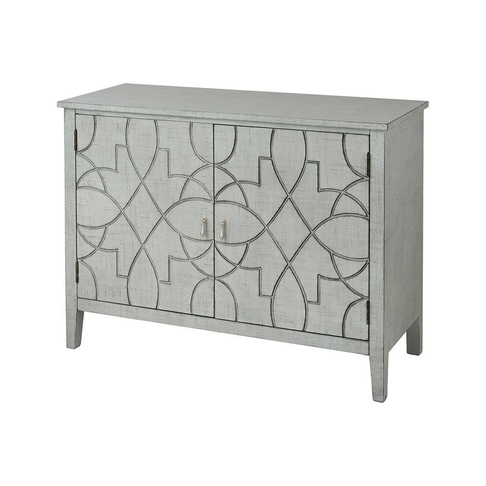 Stein World Markel Grey Linen Cabinet