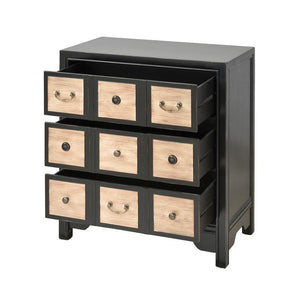 Stein World Vieira Distressed Black With Maple Chest