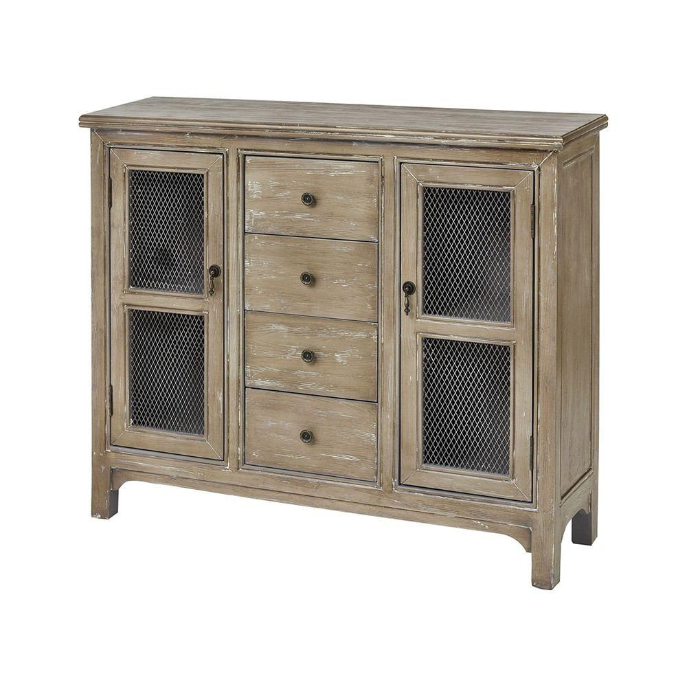 Stein World Rossen Antique Buttermilk Cabinet