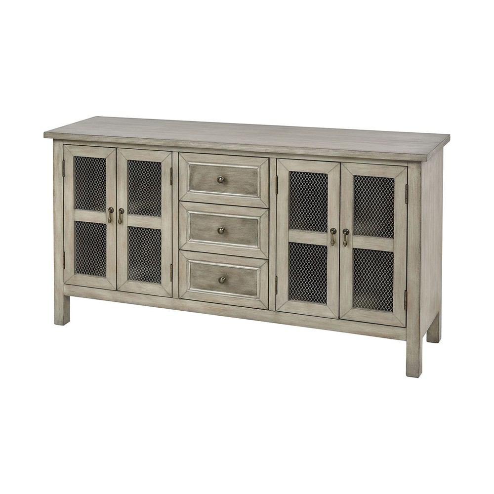 Stein World Ingram Antique Grey Taupe Cabinet