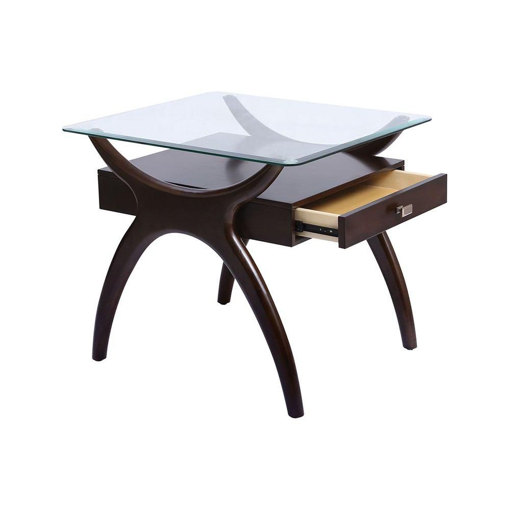 Stein World Hildegard Dark Cherry Stain Side Table