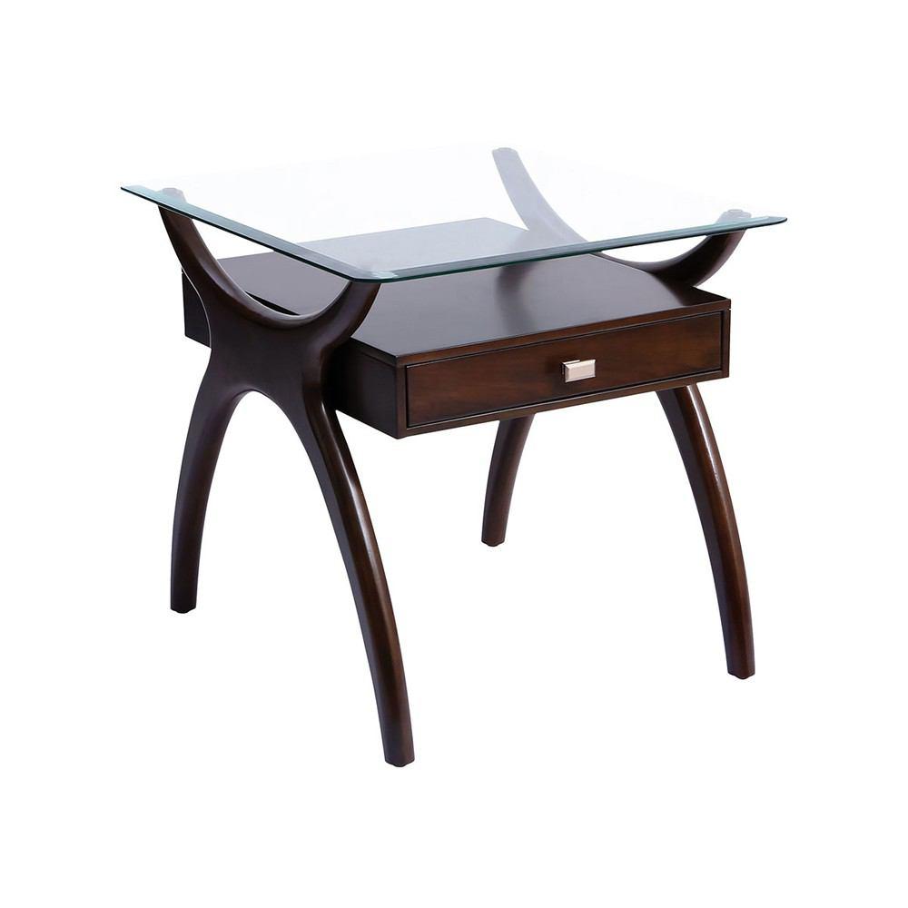 Stein World Hildegard Dark Cherry Stain Side Table