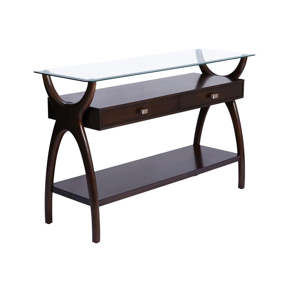 Stein World Hildegard Dark Cherry Stain Console Table