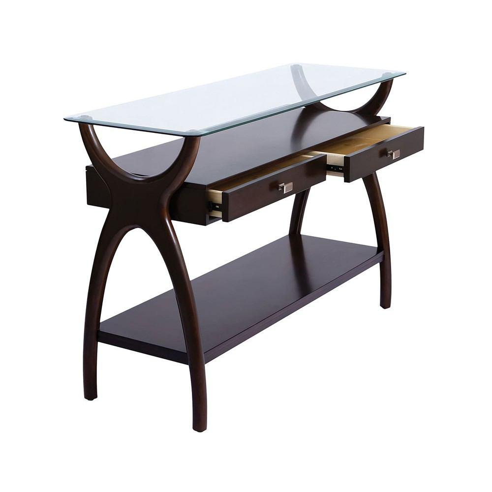 Stein World Hildegard Dark Cherry Stain Console Table