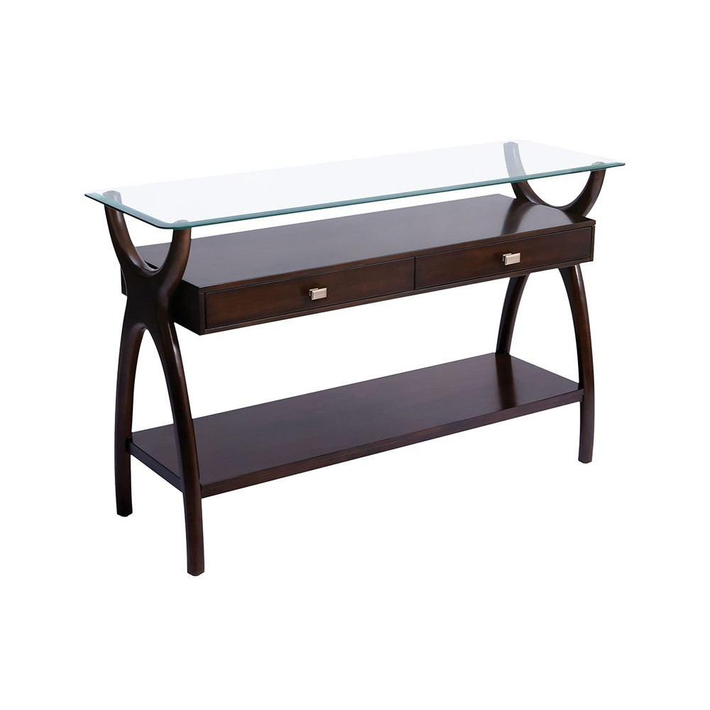Stein World Hildegard Dark Cherry Stain Console Table