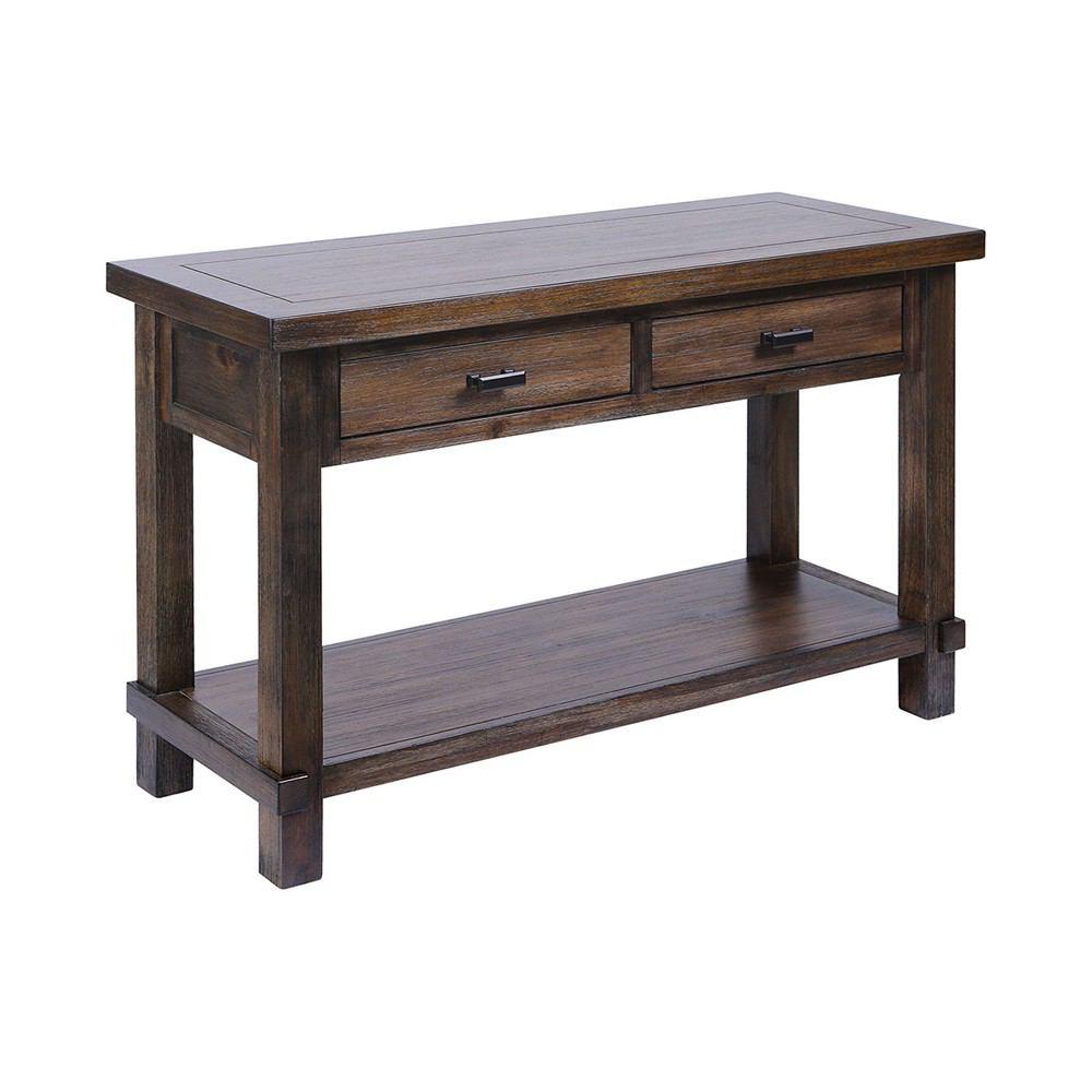 Stein World Higgins Farmhouse Stain Console Table