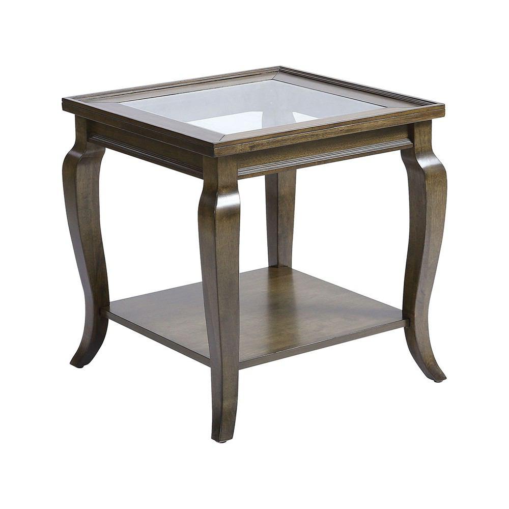 Stein World Dutton Antique Brown Side Table