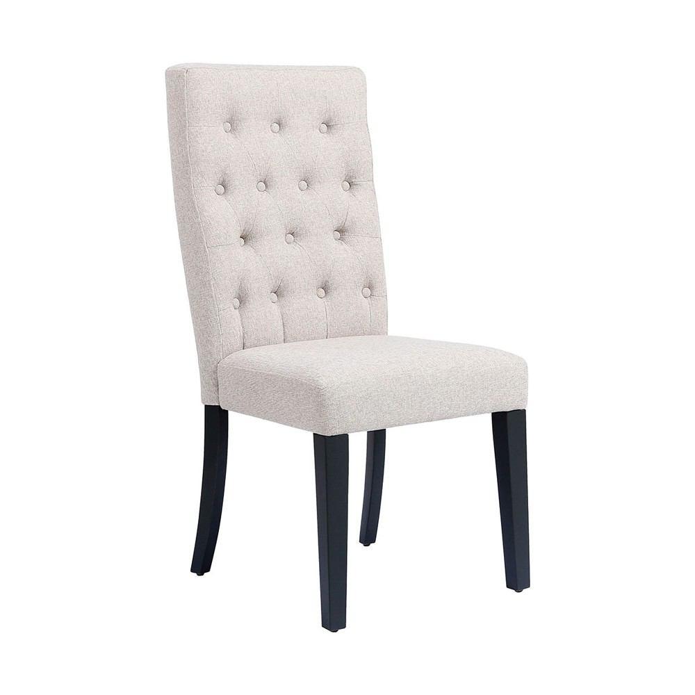 Stein World Dorling Natural Linen Fabric Dining Chair