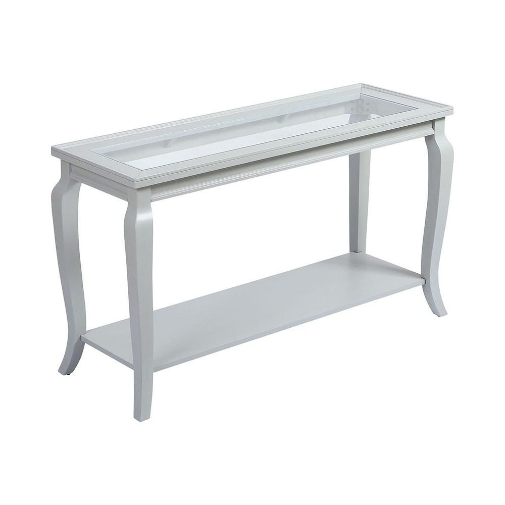 Stein World Mcfarland Grey White Console Table