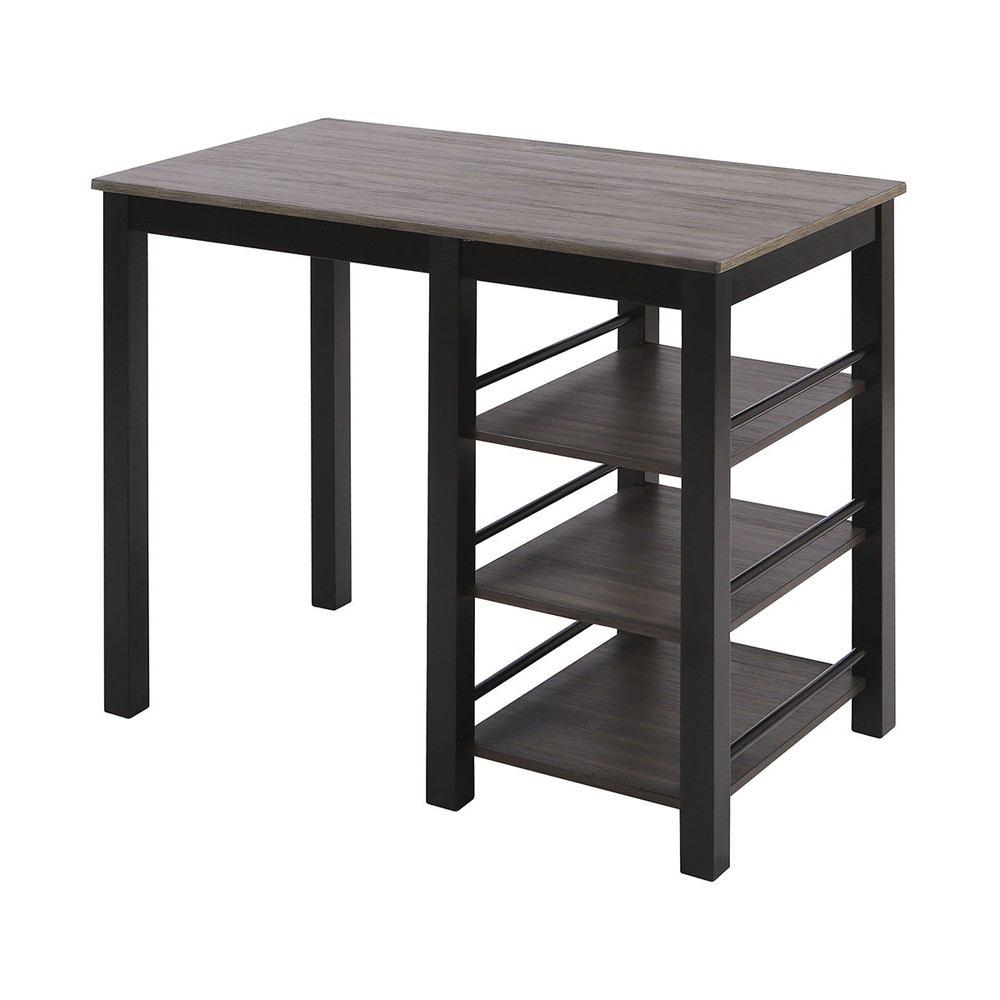 Stein World Mcconnell Grey Brown Acacia For Top Dining Set