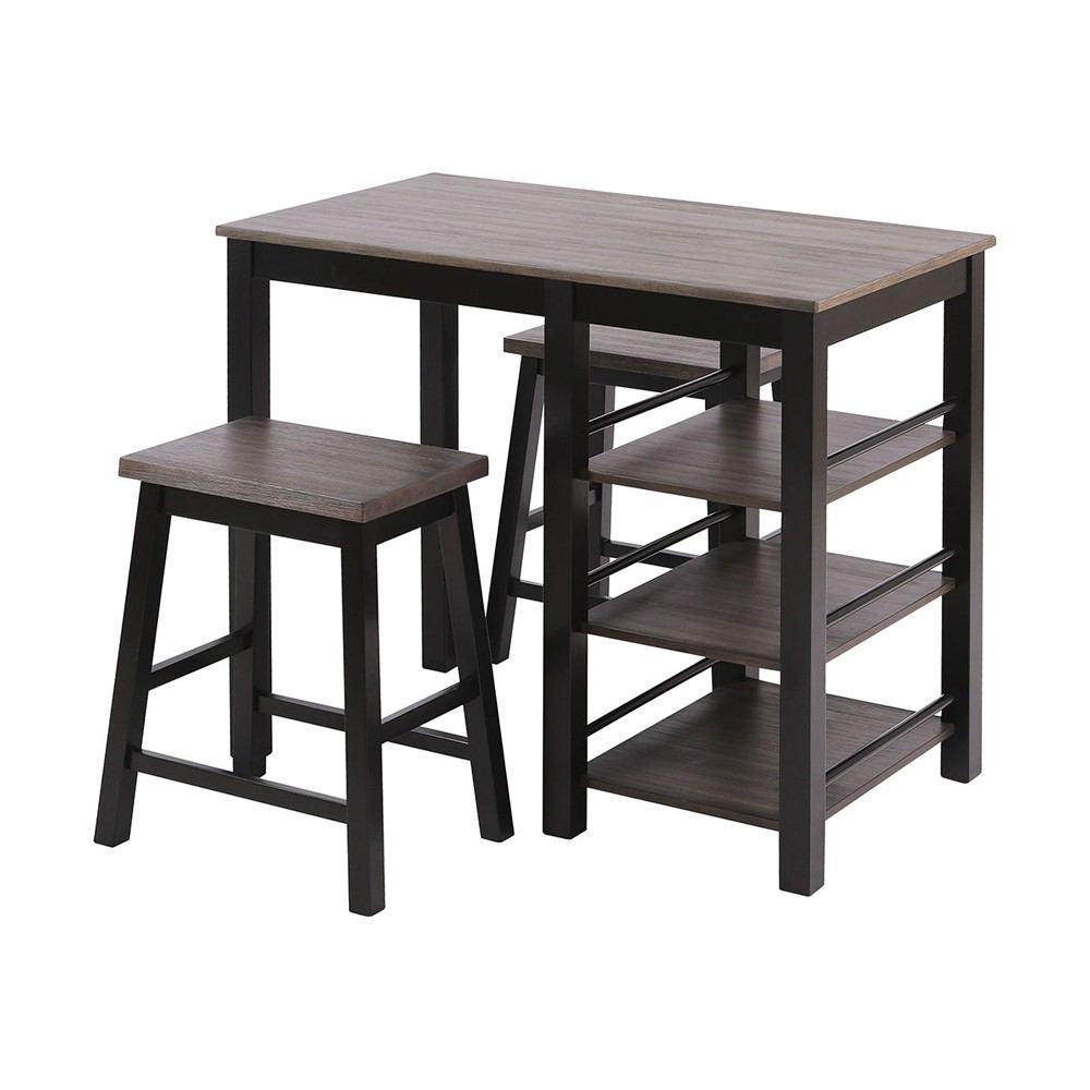 Stein World Mcconnell Grey Brown Acacia For Top Dining Set