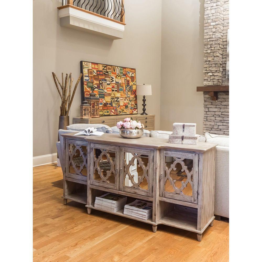 Stein World Wimberley Washed Pine Veneer Cabinet