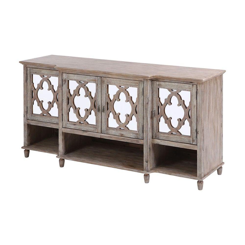 Stein World Wimberley Washed Pine Veneer Cabinet