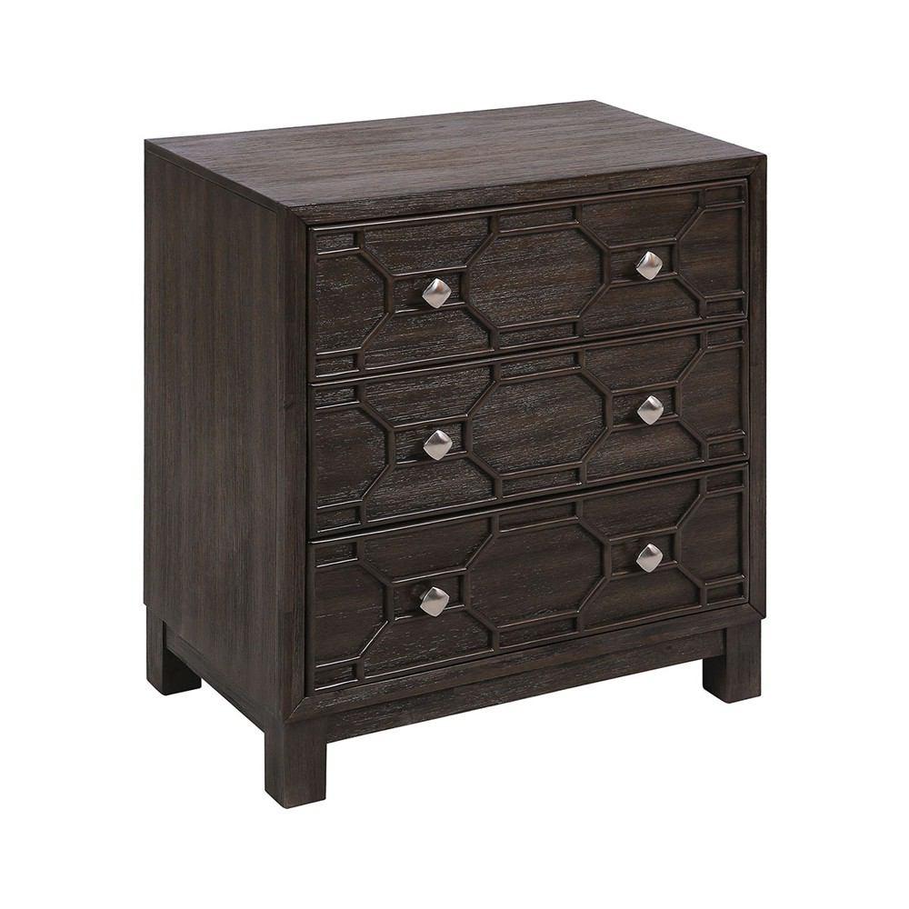 Stein World Dunham Grey Brown Acacia Veneer Chest